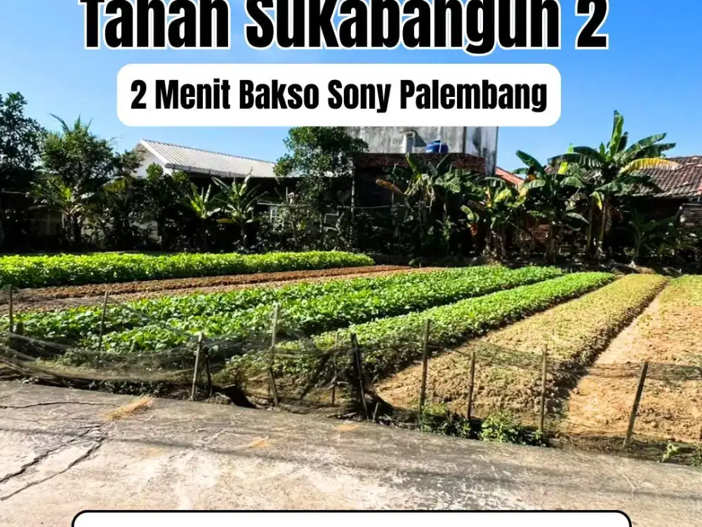 TANAH SUKABANGUN 2 PALEMBANG DEKAT BAKSO SONY