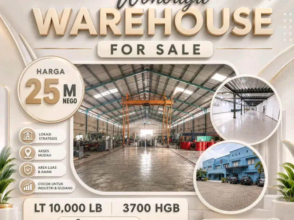 JUAL CEPAT EX WORKSHOP WONOAYU SIDOARJO