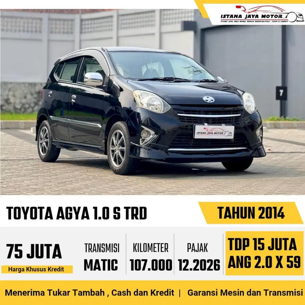 Toyota Agya 1.0 s trd MT 2014