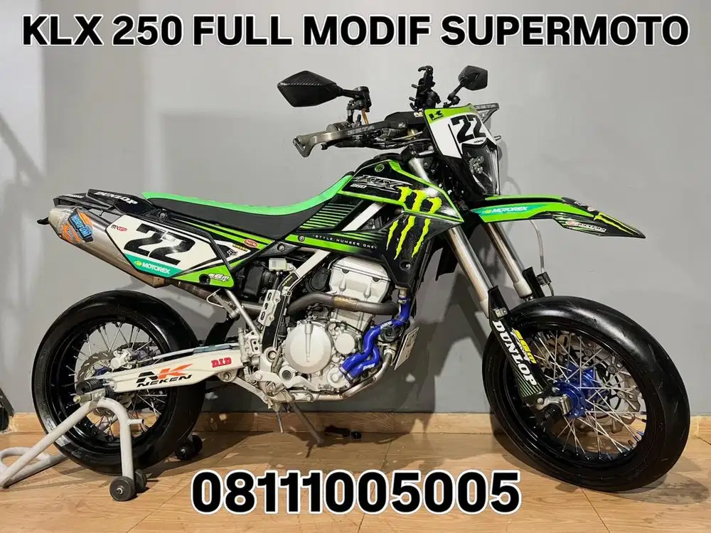 JUAL KAWASAKI KLX 250 TH 2020 FULL SPEK SUPERMOTO no Dtracker x 250