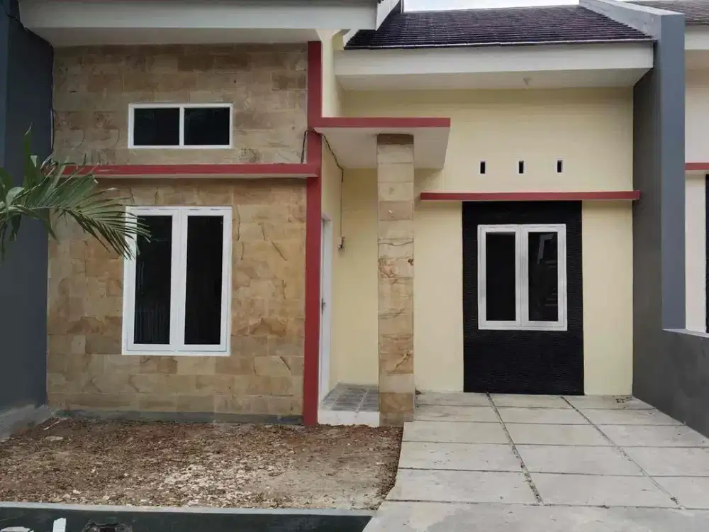 DIJUAL RUMAH BARU 7x16M TYPE 60 JALAN POROS DEKAT BUKIT BARUGA SERTIFIKAT SHM