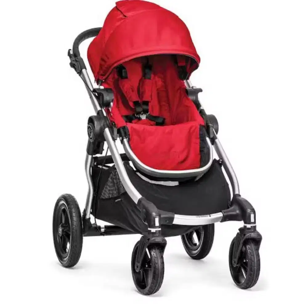 Stroller Premium Baby Jogger City Selct Merah - Kondisi Siap Pakai