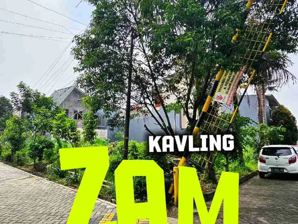 dijual kavling hoek siap bangun di islamic village karawaci tangerang depan mesjid
