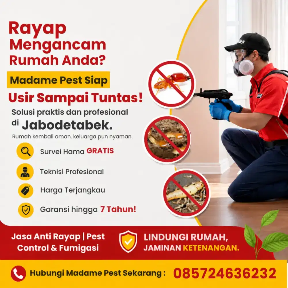 PEST CONTROL JABODETABEK GRATIS SURVEI