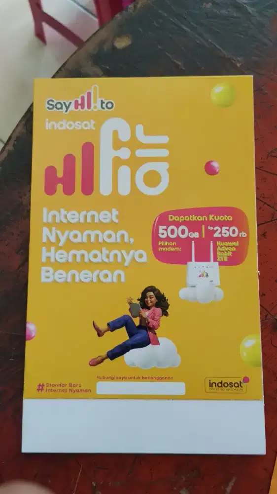 Hifi air indosat bisa di bawa kemana mana