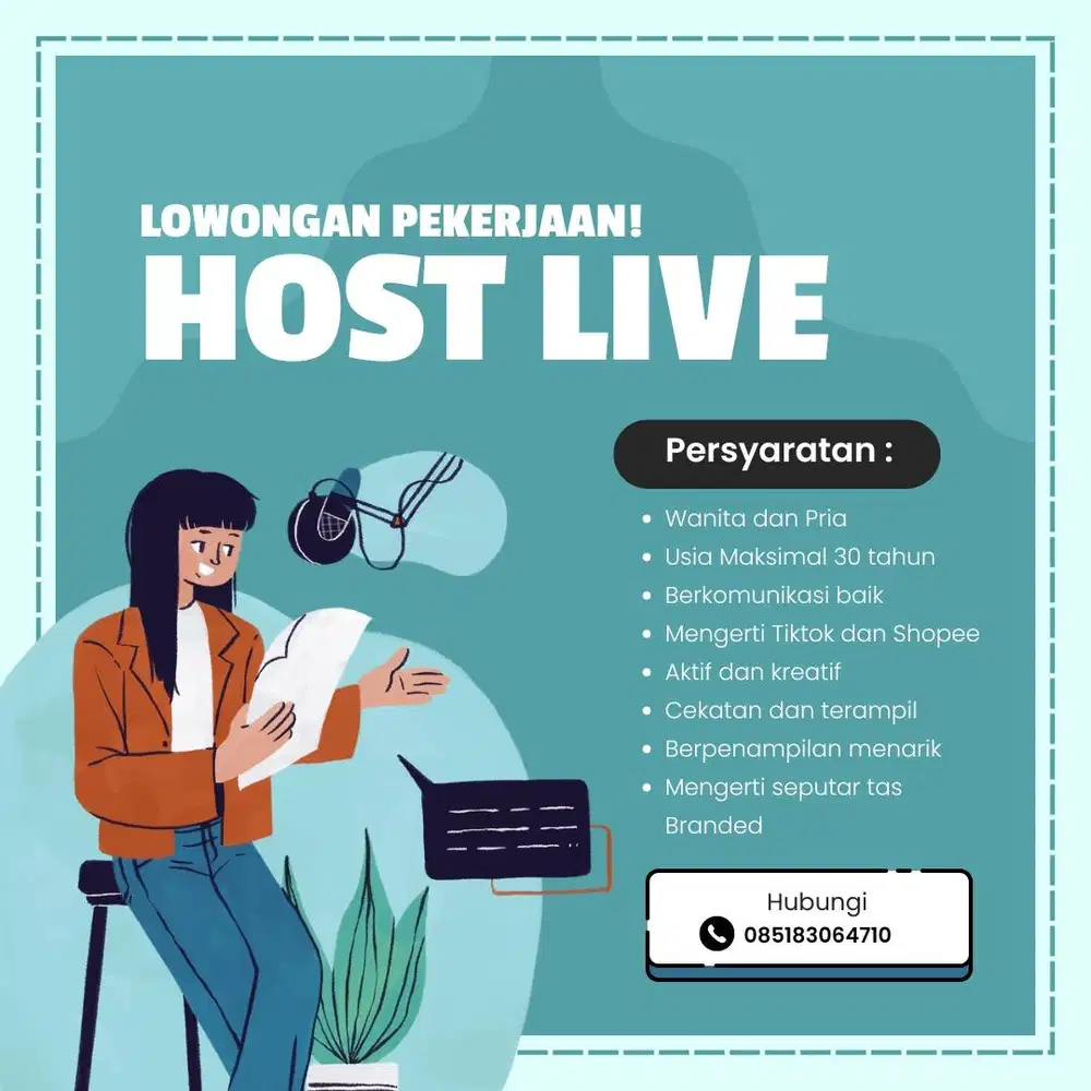 Dicari host live