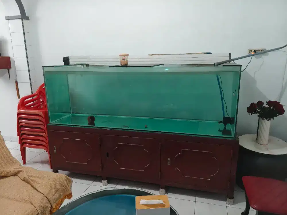 Aquarium Jumbo & Rak Besi Tempahan