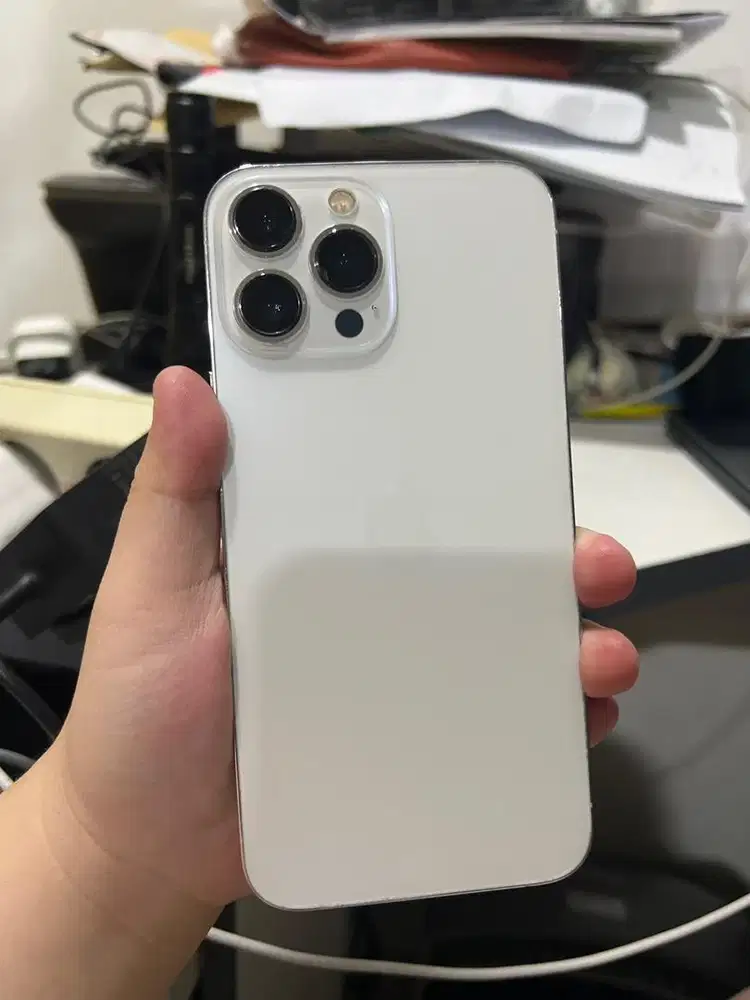 iphone 13 pro max 128 gb bea cukai silver