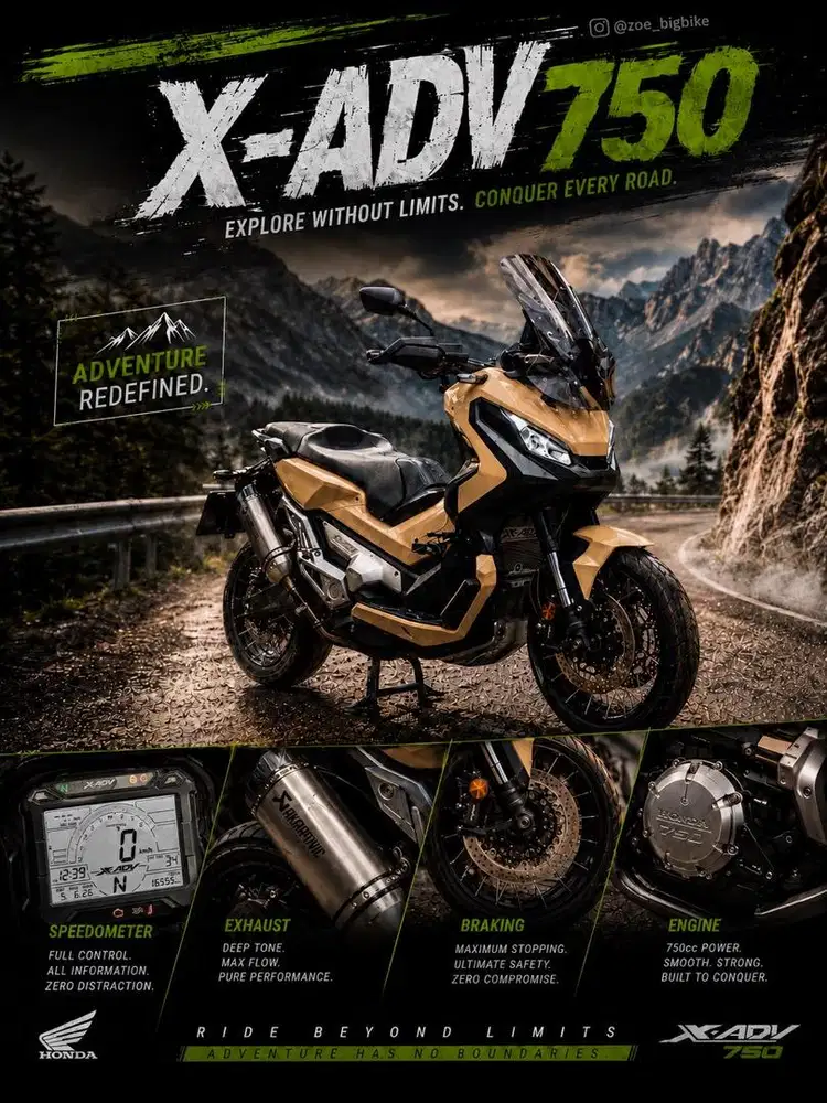 Honda xadv 750 cc
