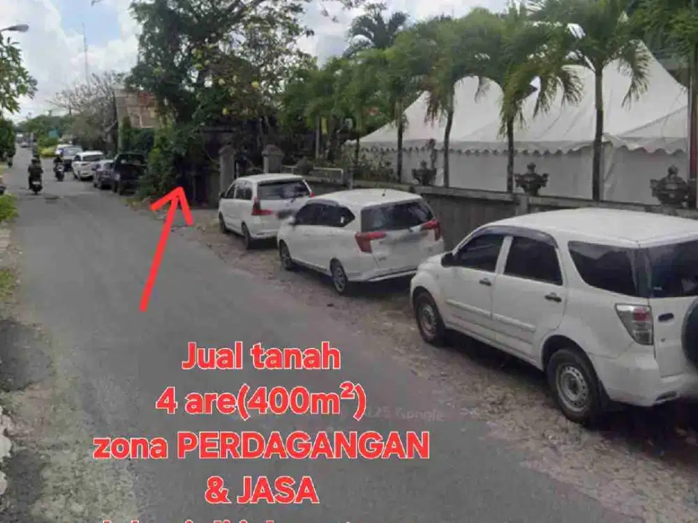 Jual Tanah 4are Ubung jl.utama cargo kenanga Denpasar Bali