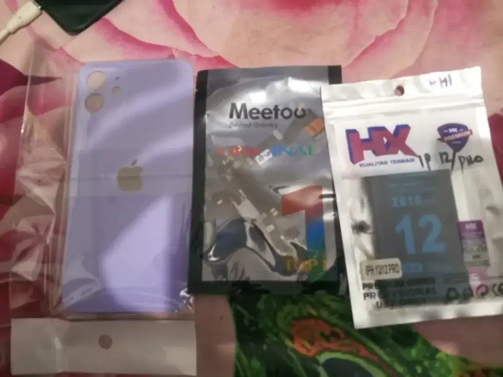 Batre IP 12 baru segel,PCB coneector 1 set,case iPhone 12