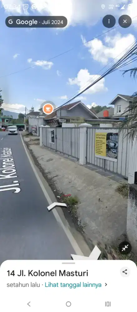 Jual tanah Pinggir Jalan Kawasan Villa