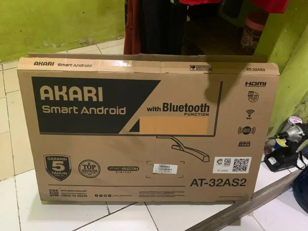 Tv akari android mulus kayak baru