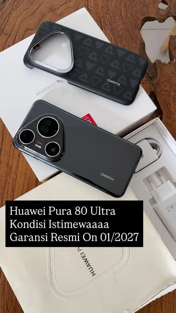 Huawei Pura 80 Ultra 16/512 Black Second Like New Resmi Huawei indones