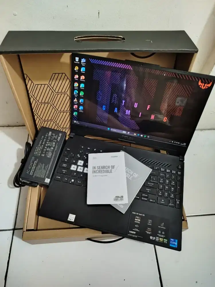 Asus Tuf Dash F15 FX517ZM | i7 Gen 12th | RTX 3060 6GB | 8/512