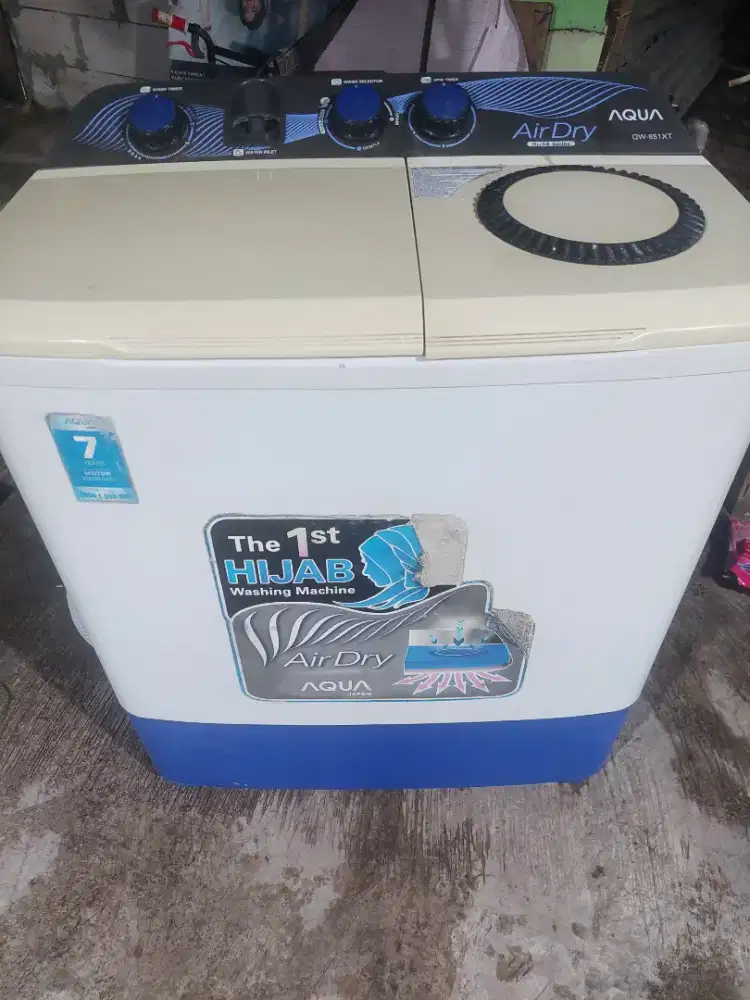 Mesin Cuci Aqua kapasitas 8,8kg Normal semua