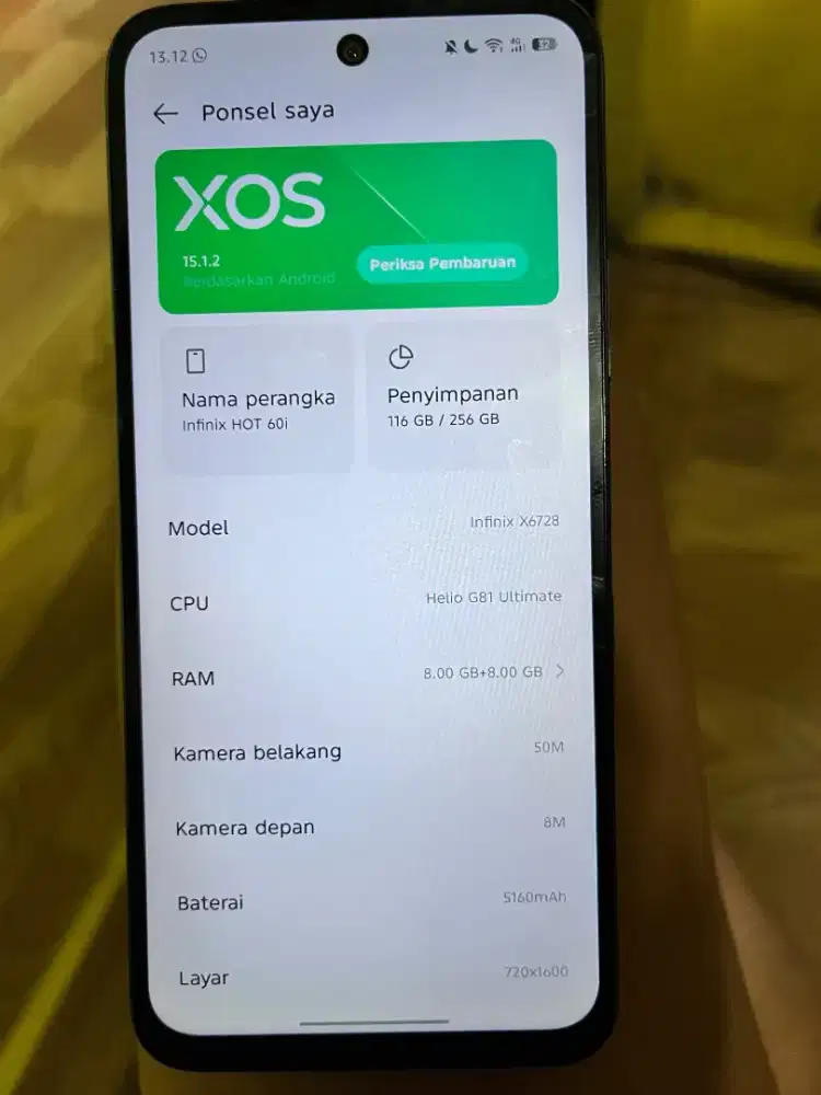 Infinix hot 60i
