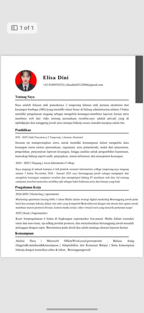 info loker nya kak