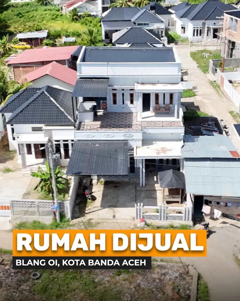 JUAL CEPAT, RUMAH 2 LANTAI TERNYAMAN UNTUK BERSANTAI