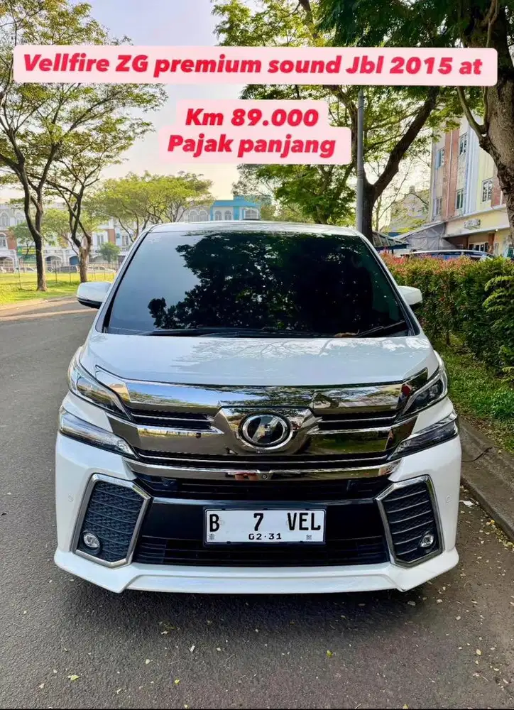 Toyota Vellfire zg premium sound 2015 Bensin