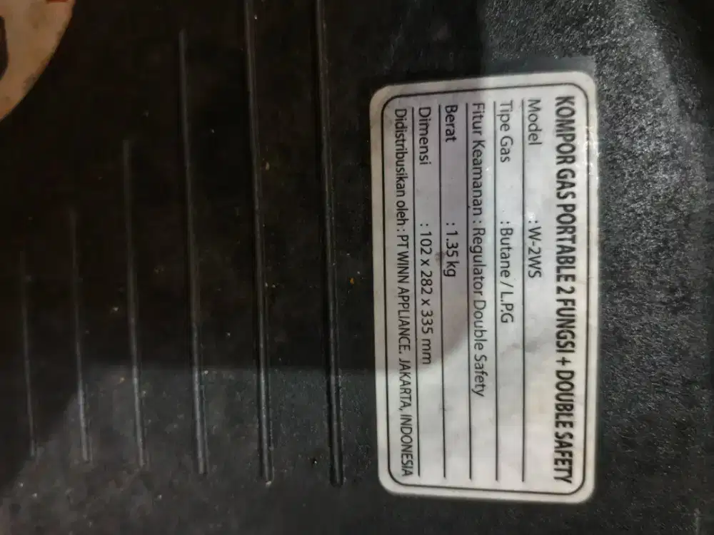 Kompor gas portable