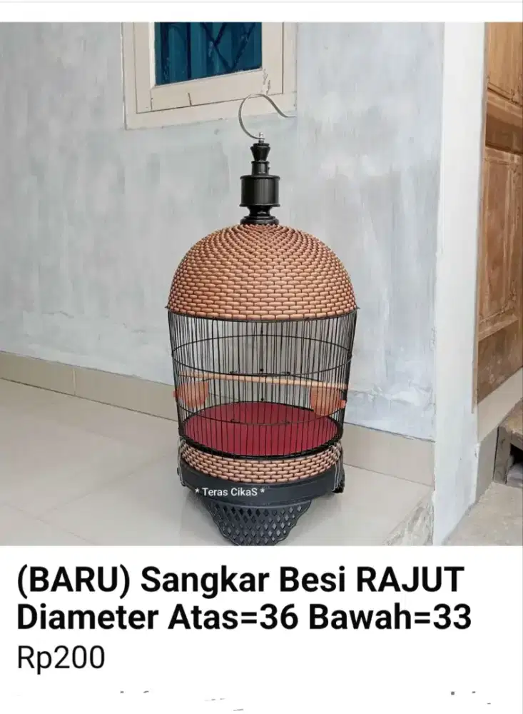 (BARU) Sangkar Besi RAJUT Diameter Atas=36 Bawah=33 Kuat anti Tikus