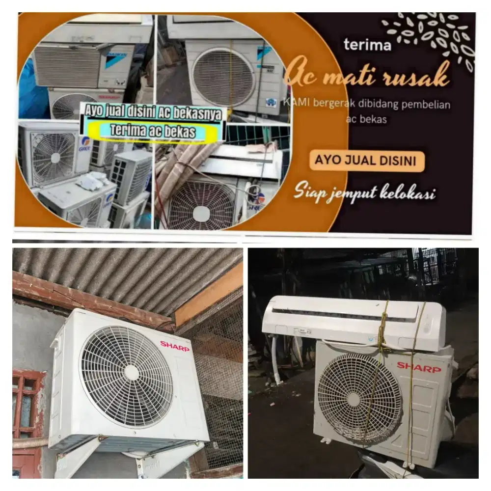 Terima ac bekas rusak