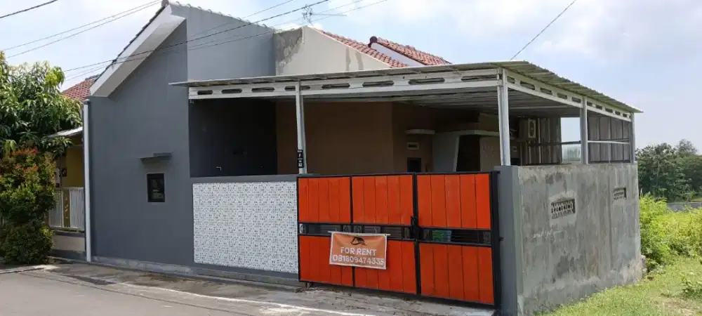 Disewakan rumah asri