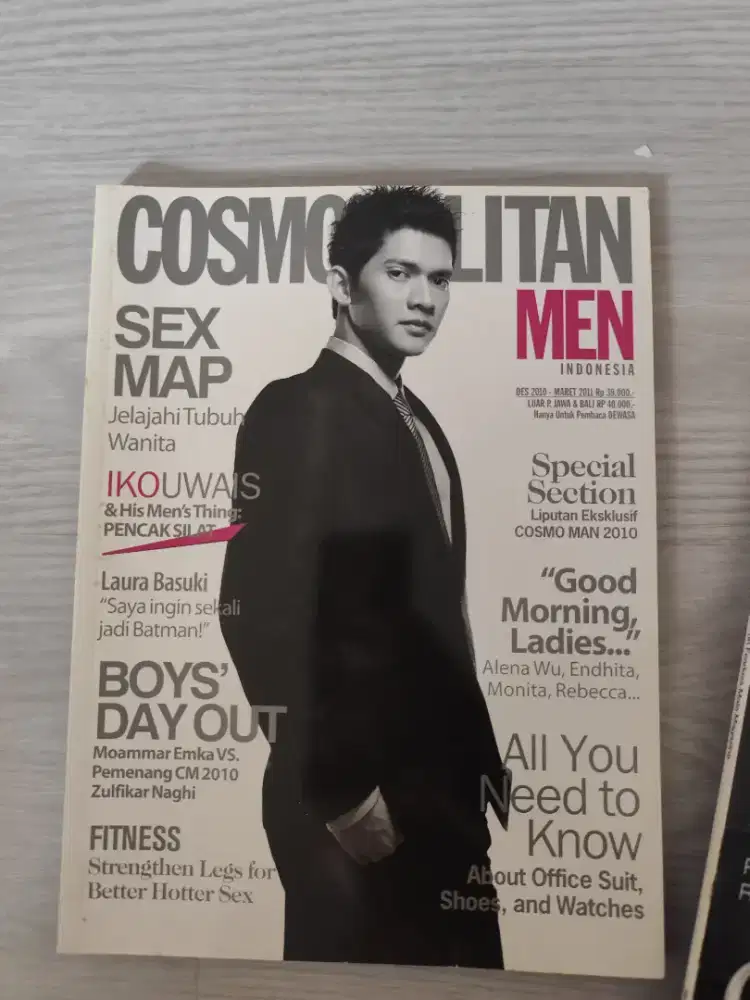 Majalah Cosmopolitan Men Indonesia (second )