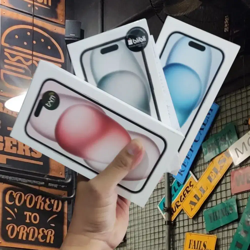 IPHONE 15 128GB BARU SEGEL BOX GARANSI RESMI