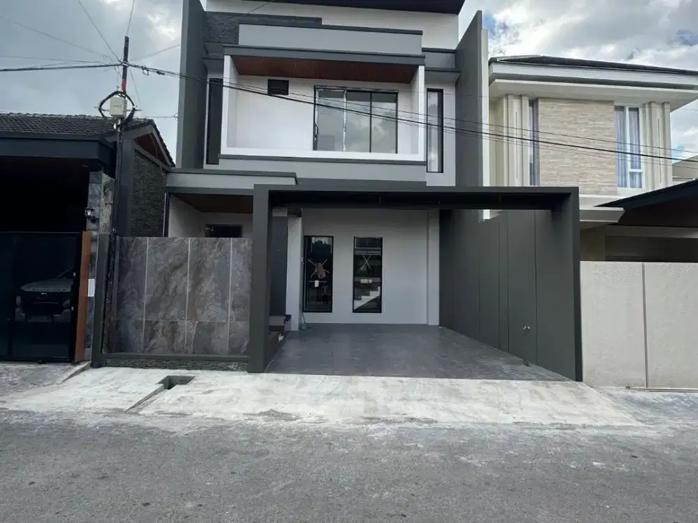 Dijual jual rumah tropis kontemporer area premium lokasi purwomartani sleman yogyakarta