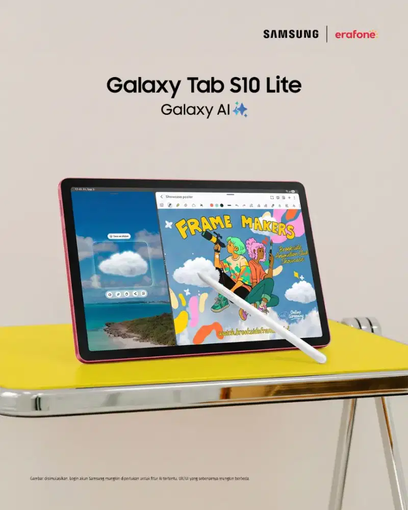 Samsung Galaxy Tab S10 Lite Free bookcover Keyboard