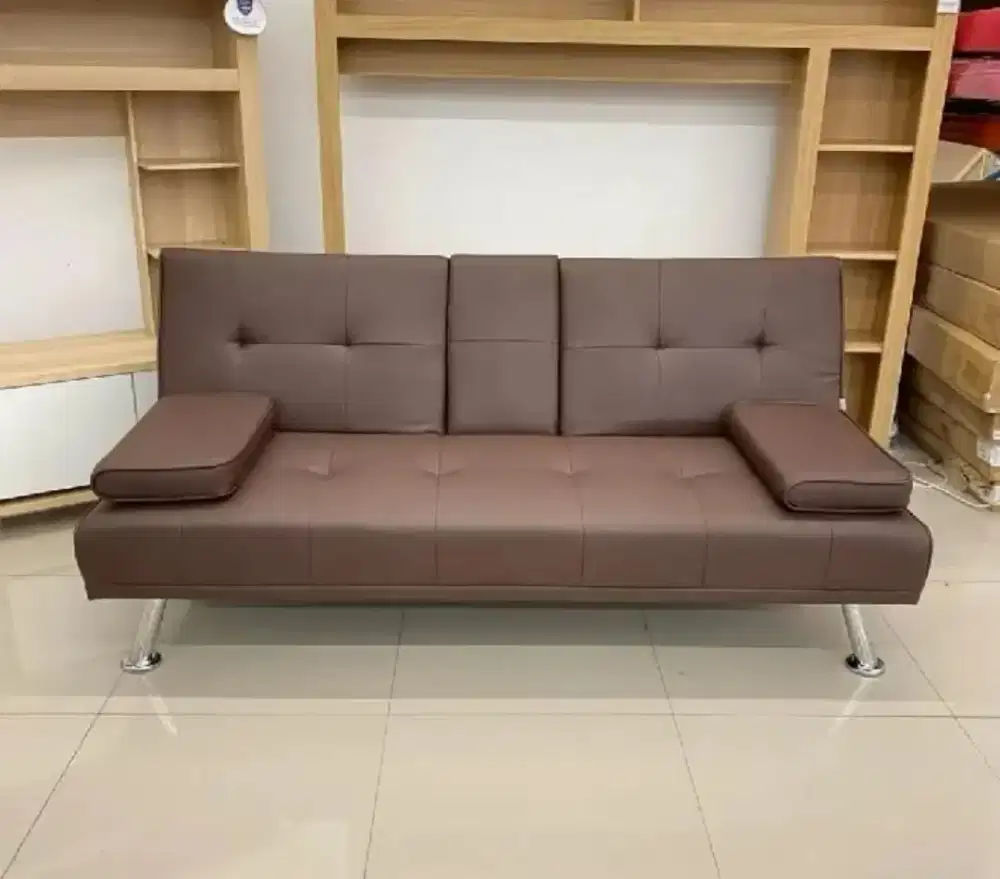 Sofabed minimalis bahan kulit