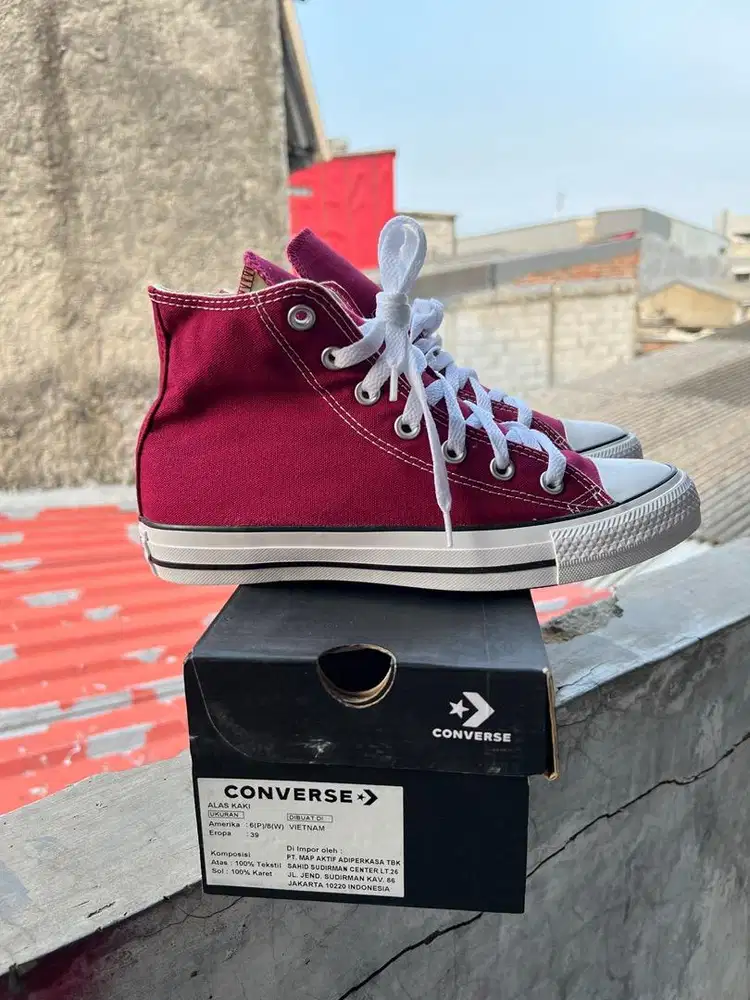 CONVERSE ALL STARS HI MAROON