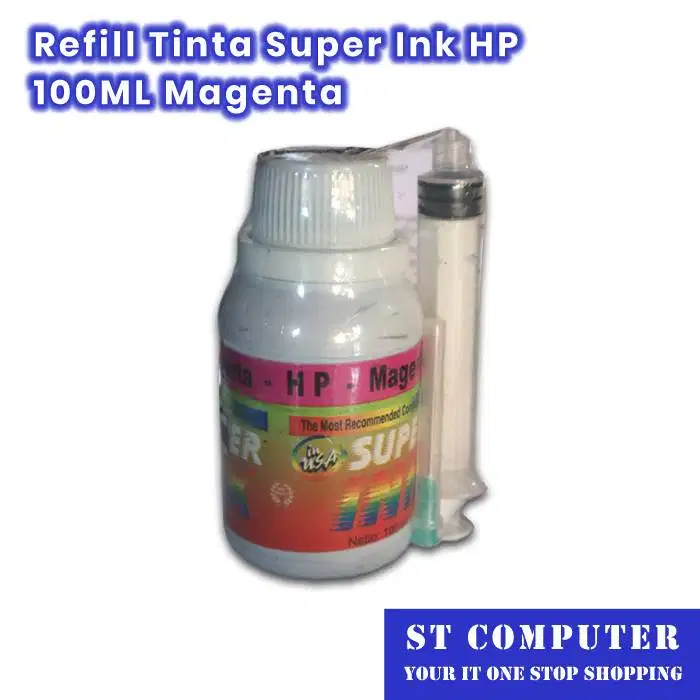 Refill Tinta Super Ink HP Magenta 100ML