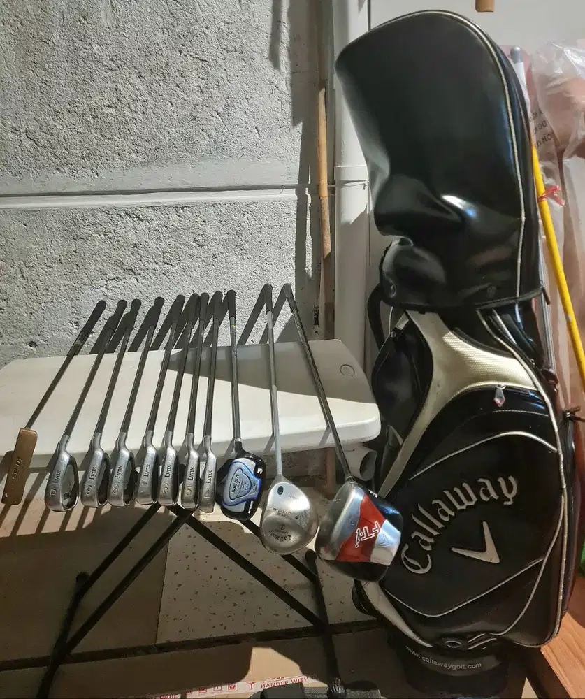 STICK GOLF - CALLAWAY & LYNX USA - FULLSET - ORIGINAL - PEMULA