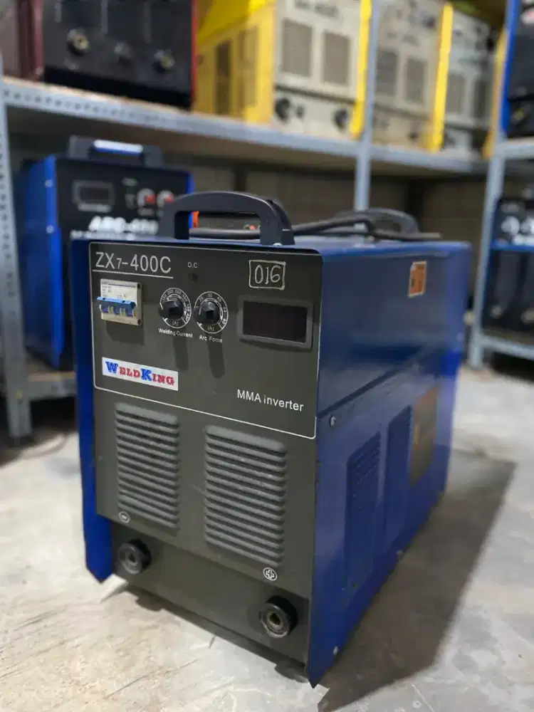 MESIN LAS BEKAS MMA 400A WELDKING SECOND 3 PHASE LISTRIK INVERTER IGBT