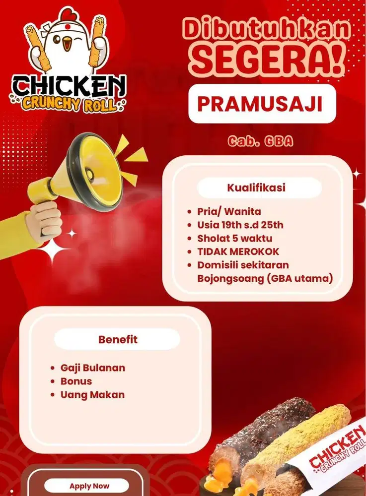 Loker chicken crunchy roll