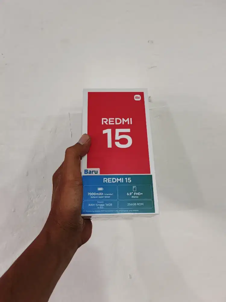 [ Fast respon WA ] Xiaomi Redmi 15 NFC 8+8/128 Garansi resmi 15bln