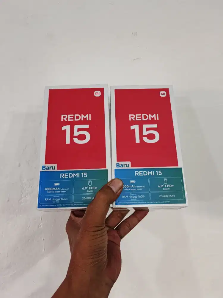 [ Fast respon WA ] Xiaomi Redmi 15 NFC 8+8/256 Garansi resmi 15bln