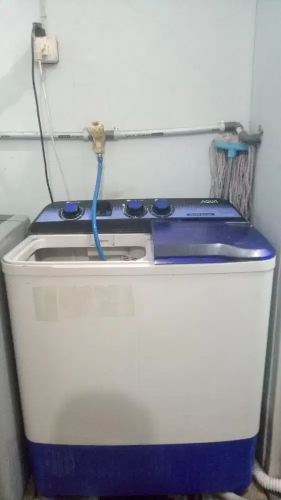 Mesin cuci aqua 8kg bekas spinner rusak