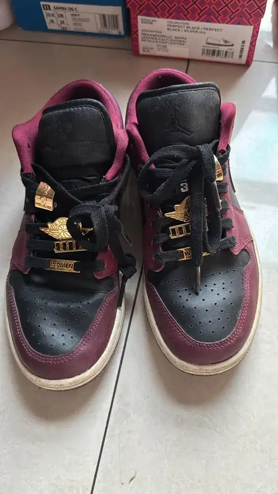 Sepatu nike air jordan 1 low wanita original