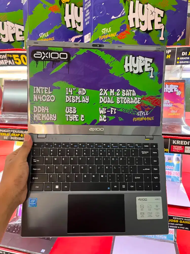 LAPTOP BARU ADA DISKON NIH | AXIOO HYPE 1| BISA KREDIT TANPA DP