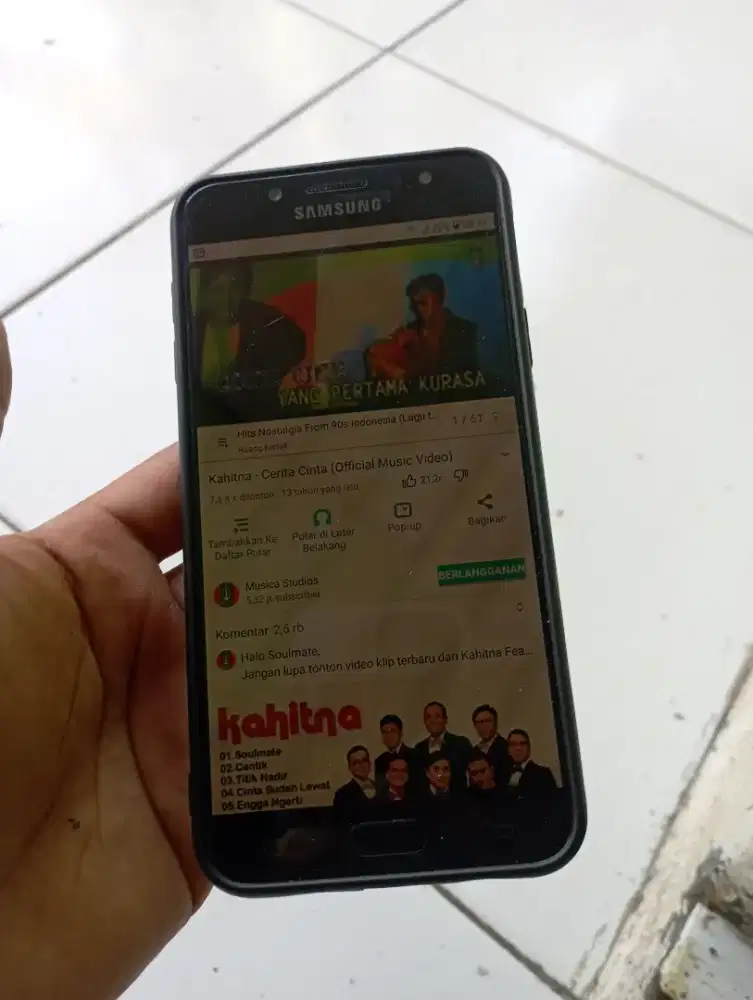 Samsung j7+ ram 4 super amoled kamera jerni