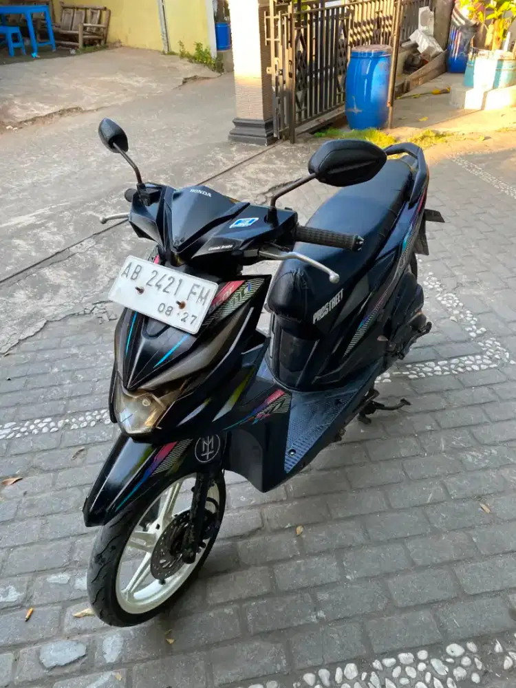 Honda beat THN 2017 plat AB Wonosari