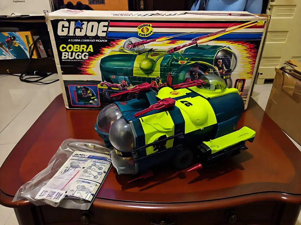 Gi Joe Vehicle Cobra BuGG Vintage Hasbro 1988 made in USA