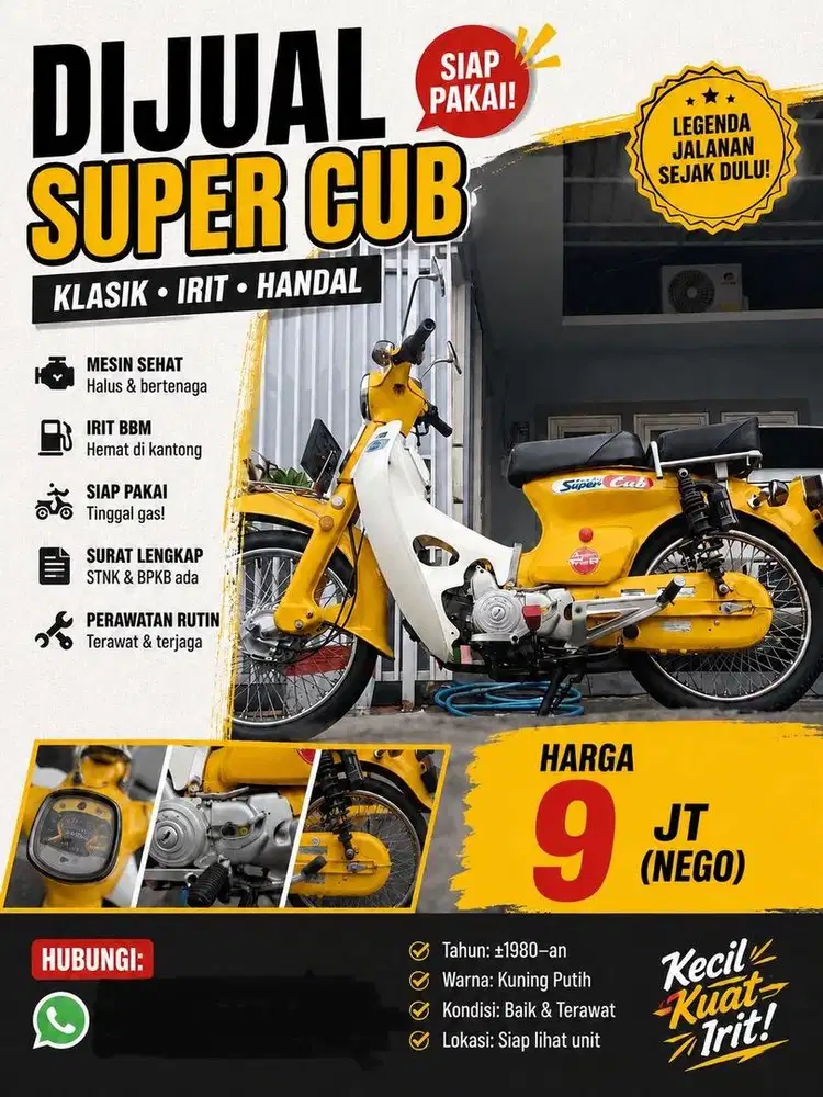 Dijual Honda C70