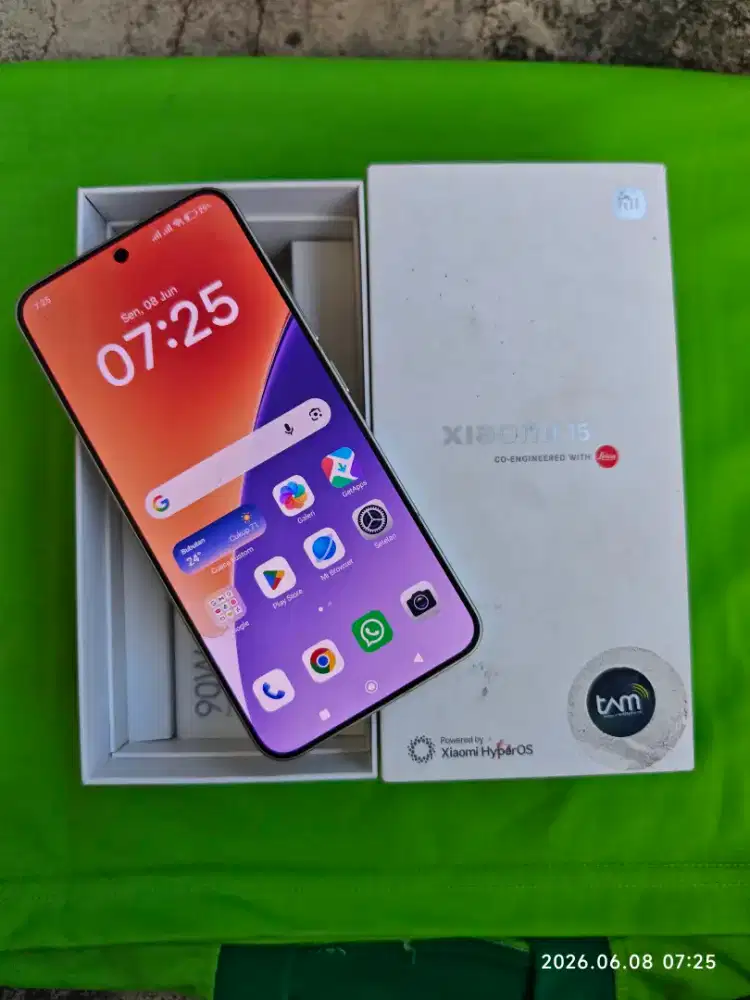 Xiaomi 15 12/256 Fullset ori segel mulus garansi ON 2027