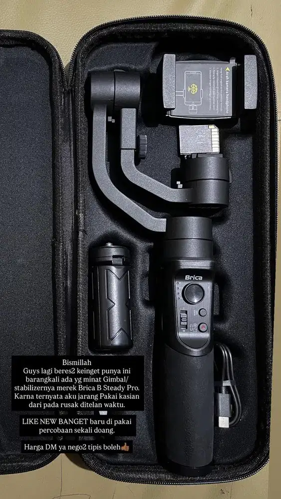 Gimbal/ stabilizer untuk HP Brica