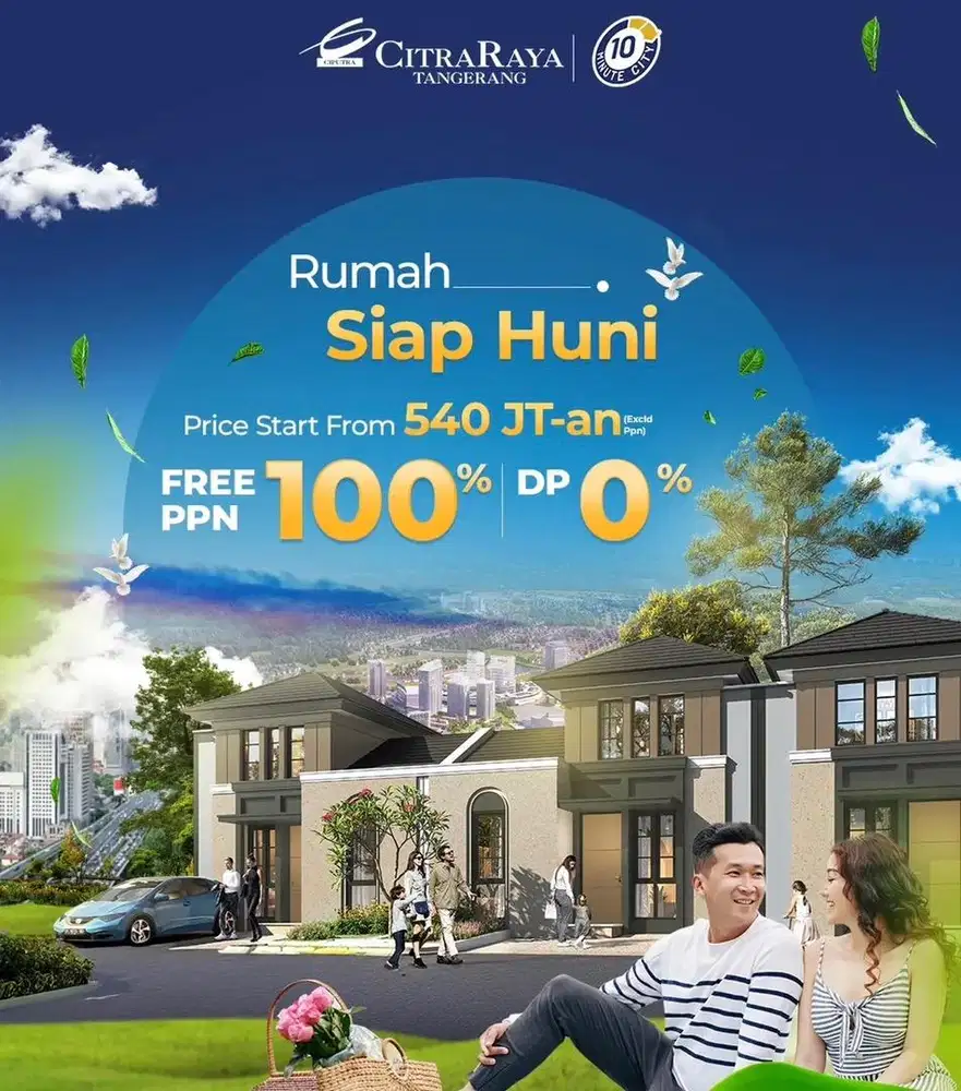 Di Jual Rumah Citra Raya Tangerang Free PPN | Rumah Minimalis Modern
